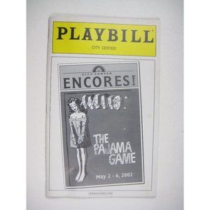 Brent Barrett Pajama Game Karen Ziemba Mark Linn Baker 2002 Encores Playbill